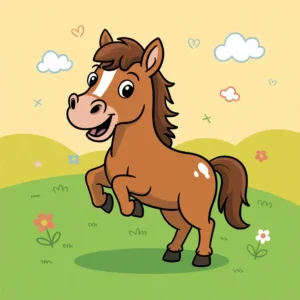 Paarden Kleurplaten