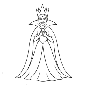 Kleurplaat Disney Slechte Koningin