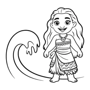 Kleurplaat Disney Prinses Cartoon