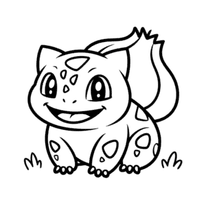Kleurplaat Bulbasaur