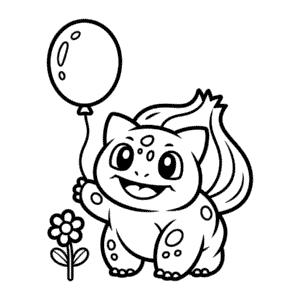 Kleurplaat Bulbasaur Voor Peuter