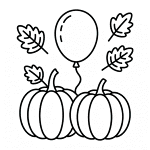 Kleurplaat Herfstfestival