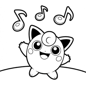 Kleurplaat Jigglypuff