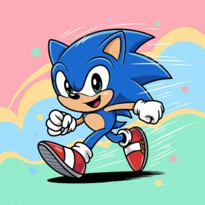 Sonic Kleurplaten