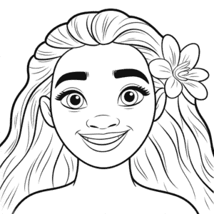 Kleurplaat Disney Prinsessen Gezicht